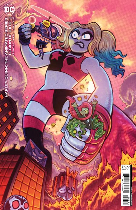  HARLEY QUINN THE ANIMATED SERIES LEGION OF BATS! #3 (2022)- CVR A YOSHI YOSHITANI, CVR B DAN HIPP CARDSTOCK VAR, CVR C 1:25 REILLY BROWN CARDSTOCK VAR- DC Comics- Coinz Comics 