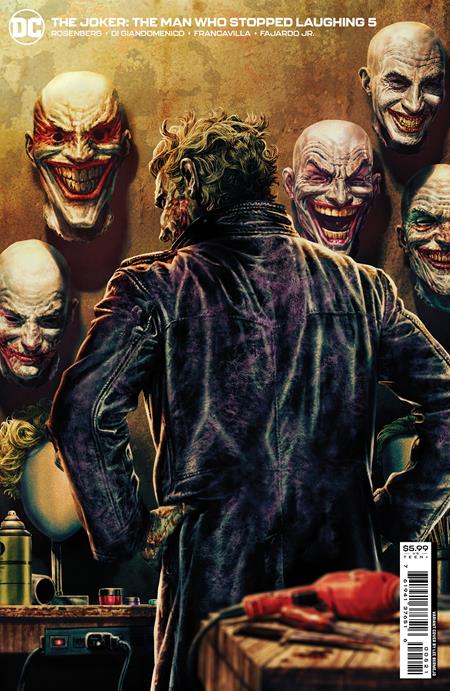  JOKER THE MAN WHO STOPPED LAUGHING #5 (2023)- CVR A CARMINE DI GIANDOMENICO, CVR B LEE BERMEJO VAR, CVR C CLAY MANN VAR- DC Comics- Coinz Comics 