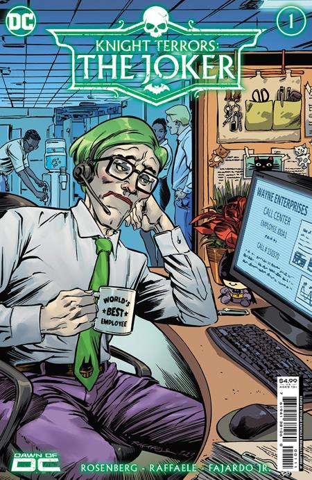  KNIGHT TERRORS THE JOKER #1 (2023)- CVR A STEFANO RAFFAELE, CVR B FRANCESCO MATTINA CARDSTOCK VAR, CVR C SIMONE BIANCHI CARDSTOCK VAR, CVR D DUSTIN NGUYEN MIDNIGHT CARDSTOCK VAR- DC Comics- Coinz Comics 