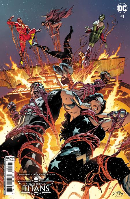  KNIGHT TERRORS TITANS #1 (2023)- CVR A YANICK PAQUETTE, CVR B ALVARO MARTINEZ BUENO CARDSTOCK VAR, CVR C CHRISTIAN WARD CARDSTOCK VAR, CVR D DUSTIN NGUYEN MIDNIGHT CARDSTOCK VAR- DC Comics- Coinz Comics 