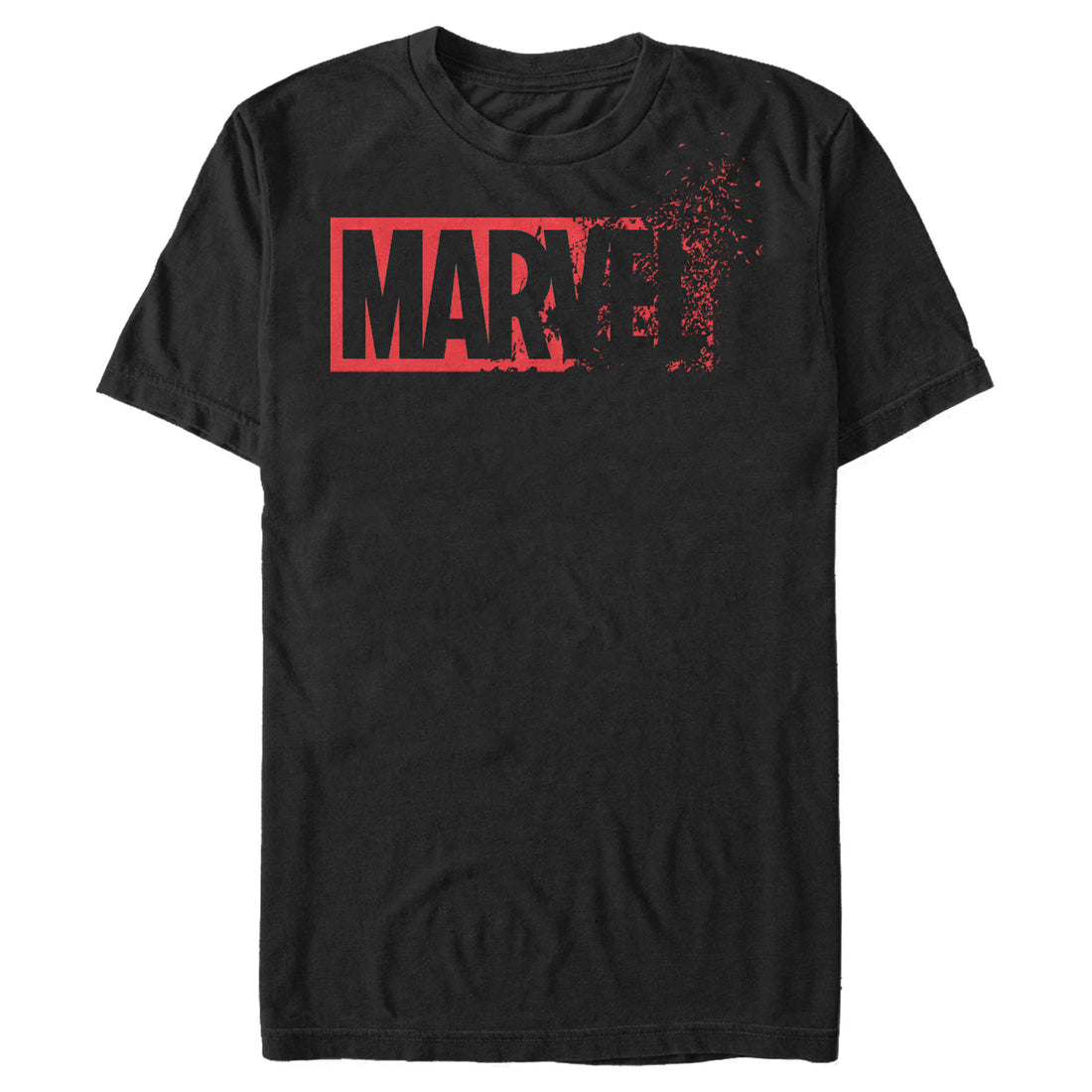  Men's Marvel Dust Marvel T-Shirt- BLACK / 3XL, BLACK / L, BLACK / M, BLACK / S, BLACK / XL, BLACK / XS, BLACK / XXL- Marvel Apparel- Coinz Comics 