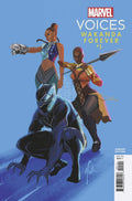  MARVEL'S VOICES: WAKANDA FOREVER #1 (2023)- CVR (MAIN) Dotun Akande, CVR EDGE VAR, CVR DARBOE VAR, CVR RICHARDSON VAR- MARVEL- Coinz Comics 