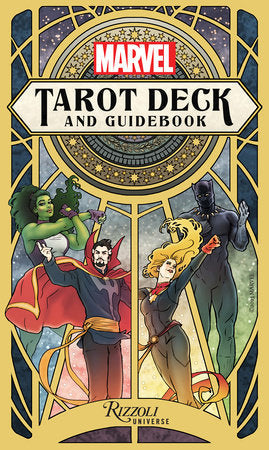  MARVEL TAROT DECK AND GUIDEBOOK (2023)- Default Title- RIZZOLI- Coinz Comics 
