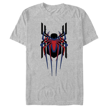  Men's Marvel Spider-Man No Way Home Spiders Stacked T-Shirt- ATH HTR / 3XL, ATH HTR / L, ATH HTR / M, ATH HTR / S, ATH HTR / XL, ATH HTR / XS, ATH HTR / XXL- Marvel Apparel- Coinz Comics 