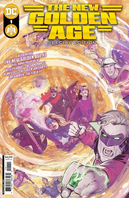  NEW GOLDEN AGE SPECIAL EDITION #1 (2023)- CVR A MIKEL JANIN, CVR B MIKEL JANIN GOLDEN AGE FOIL VAR- DC Comics- Coinz Comics 