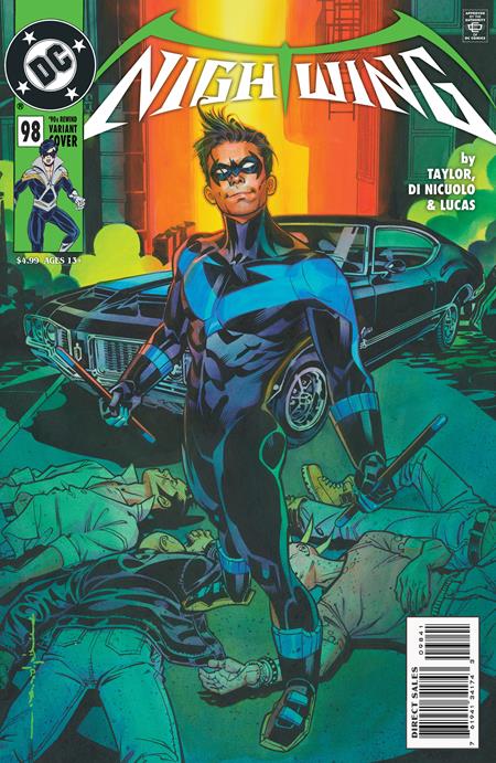  Nightwing #98 (2022)- CVR A BRUNO REDONDO, CVR B JAMAL CAMPBELL CARD STOCK VAR, CVR C BRIAN STELFREEZE 90S COVER MONTH CARD STOCK VAR, CVR D 1:25 DAN HIPP CARD STOCK VAR- DC Comics- Coinz Comics 