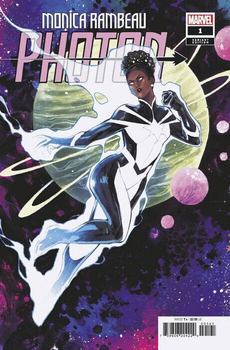  MONICA RAMBEAU: PHOTON #1 (2022)- CVR (MAIN) LUCAS WERNECK, CVR STELFREEZE VAR, CVR DARBOE VAR, CVR MOMOKO MARVEL UNIVERSE VAR, CVR 1:25 MANHANINI VAR, CVR 1:50 BREYFOGLE HIDDEN GEM VAR- MARVEL- Coinz Comics 