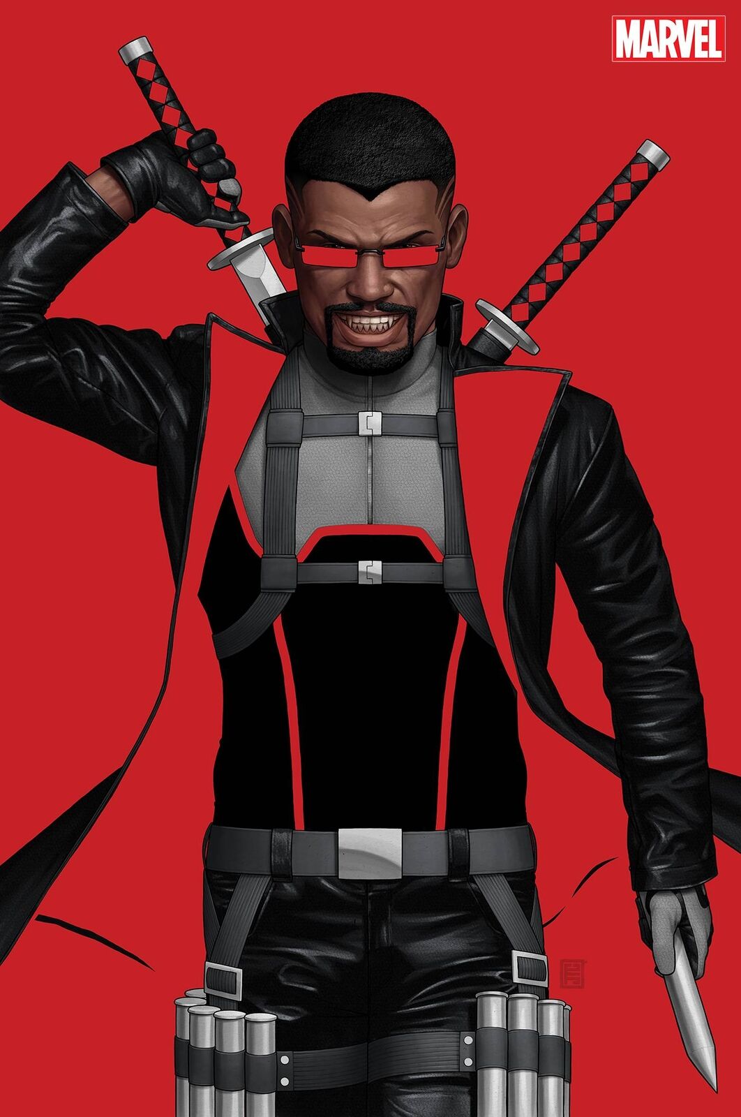  BLADE #1 (2023)- CVR (MAIN) Elena Casagrande, CVR STEFANO CASELLI MARVEL ICON VAR, CVR DAVID MARQUEZ VAR, CVR TOM REILLY WINDOWSHADES VAR, CVR JOHN TYLER CHRISTOPHER NEGATIVE SPACE VAR, CVR FRANK MILLER VAR, CVR PEACH MOMOKO VAR, CVR BLOOD RED BLANK CVR VAR, CVR 1:25 KAARE ANDREWS VAR- MARVEL- Coinz Comics 