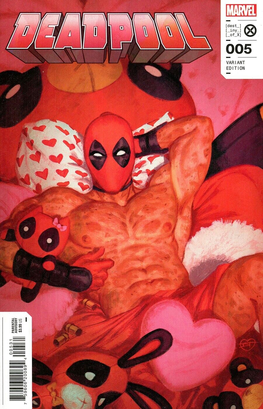  DEADPOOL #5 (2023)- CVR (MAIN) Martin Coccolo, CVR NAUCK SLAPSTICK VAR, CVR DAVID TALASKI VAR- MARVEL- Coinz Comics 