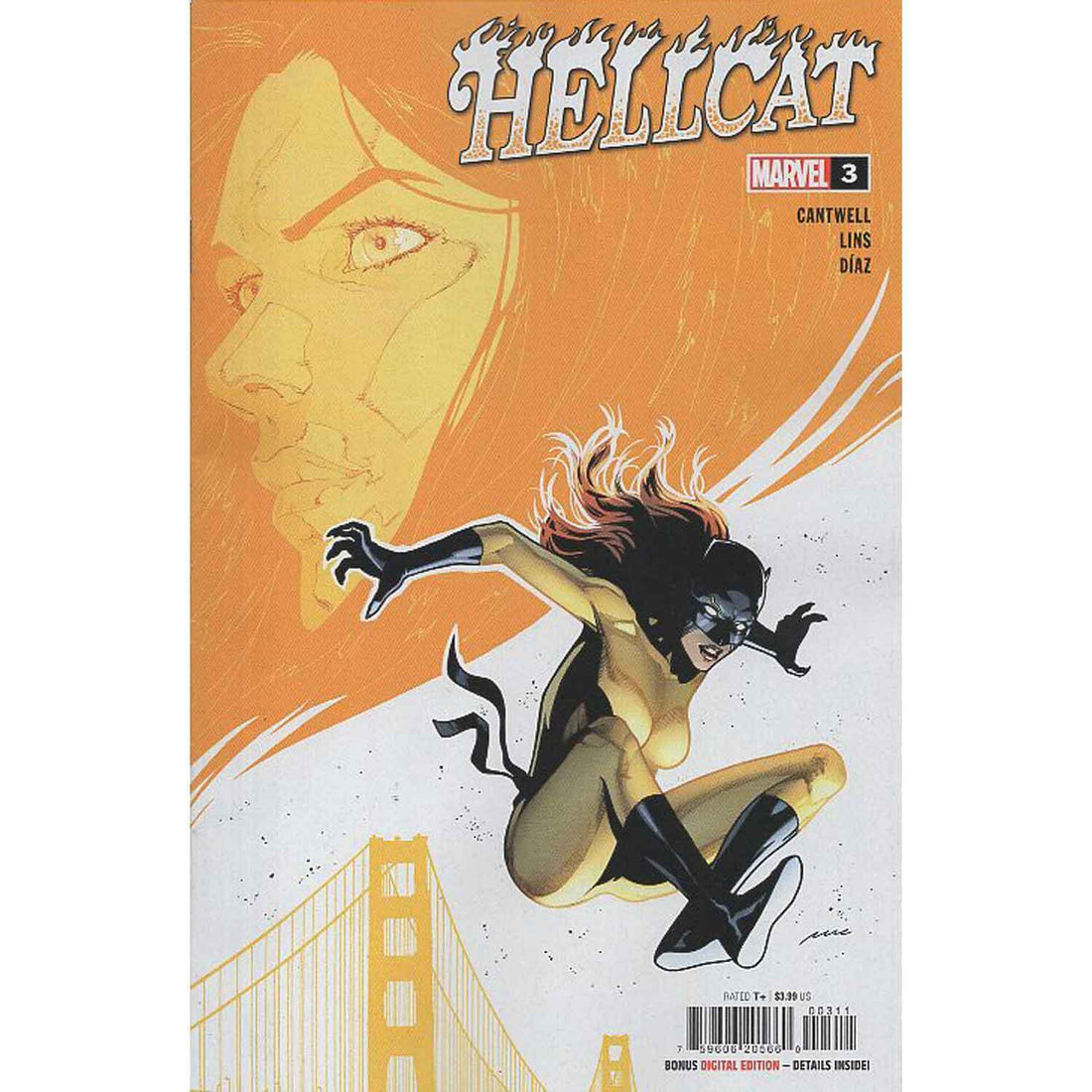  HELLCAT #3 (2023)- CVR (MAIN) Pere Perez, CVR DAVID BALDEON SPIDER-VERSE VAR- MARVEL- Coinz Comics 