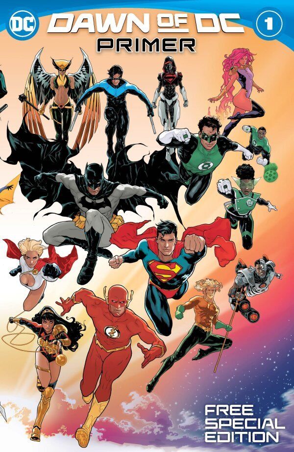  DAWN OF DC PRIMER 2023 SPECIAL EDITION #1 (2023)- CVR A JEFF SPOKES, CVR C JEFF SPOKES FOIL VAR- DC Comics- Coinz Comics 