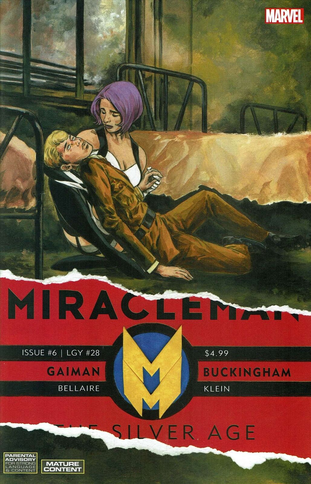  MIRACLEMAN BY GAIMAN & BUCKINGHAM: THE SILVER AGE #6 (2023)- CVR (MAIN) Mark Buckingham- MARVEL- Coinz Comics 