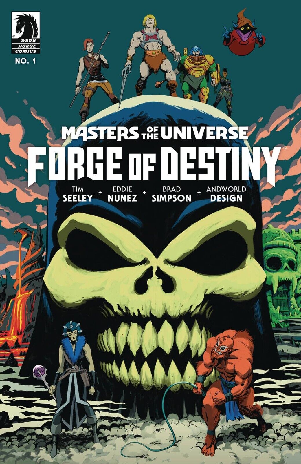  MASTERS OF THE UNIVERSE: FORGE OF DESTINY #1 (2023)- CVR (MAIN) Eddie Nunez, CVR (CVR B) (FREDDIE WILLIAMS II), CVR (CVR C) (JAVIER RODRIGUEZ)- DARK HORSE COMICS- Coinz Comics 