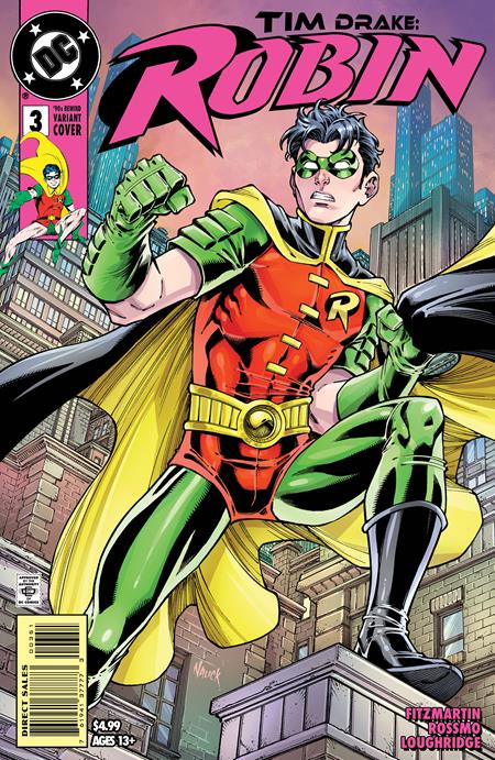  Tim Drake Robin #3 (11/22/2022)- CVR C TODD NAUCK 90S COVER MONTH CARD STOCK VAR [SB-C], CVR A MAX DUNBAR [SB-C], CVR B DAN MORA CARD STOCK VAR [SB-C], CVR D 1:25 DAVID TALASKI CARD STOCK VAR [SB-C], CVR E 1:50 RIAN GONZALES CARD STOCK VAR [SB-C]- DC Comics- Coinz Comics 