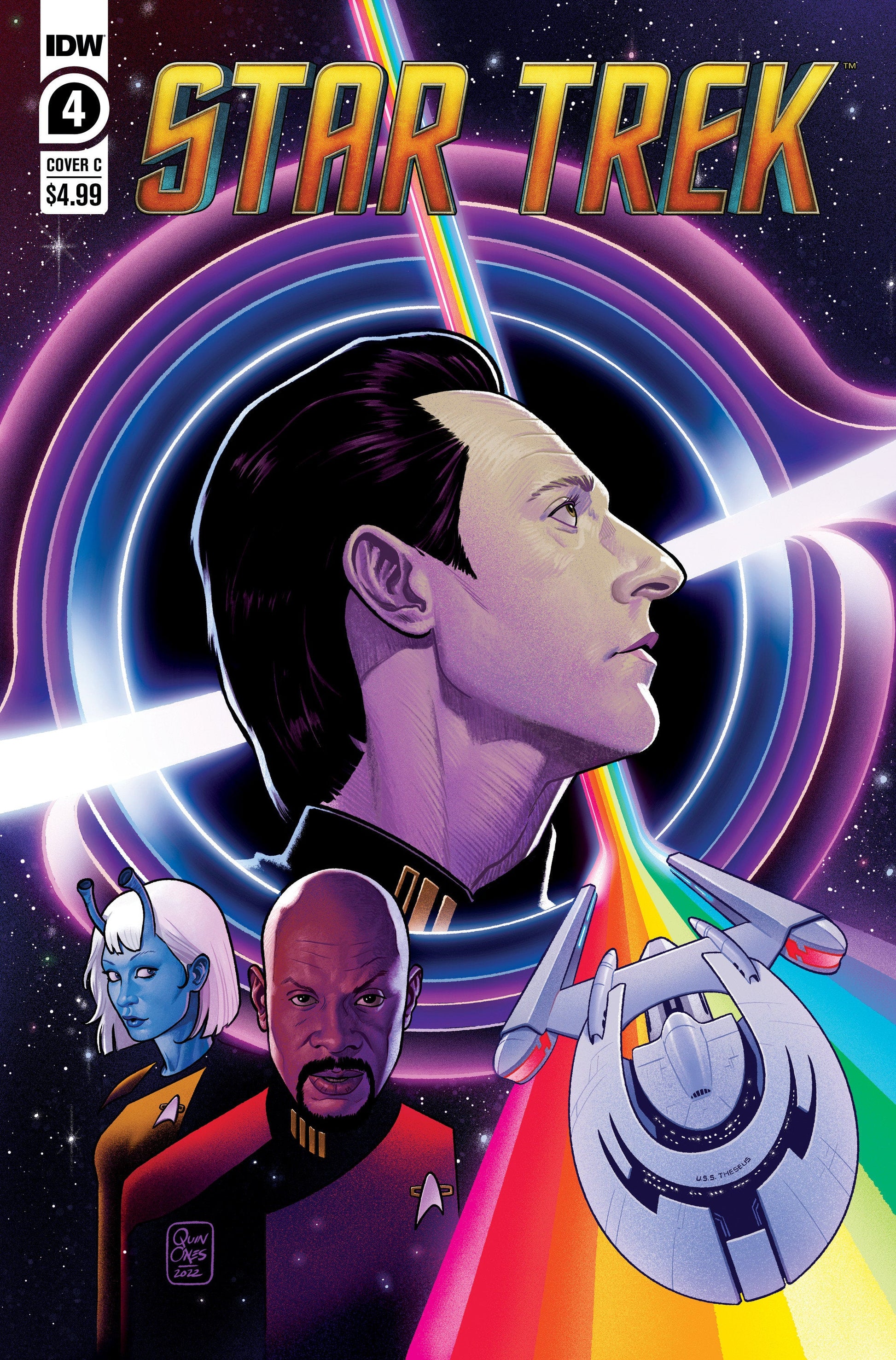  Star Trek #4 (2023)- CVR (MAIN) Ramon Rosanas [SB-H] [H], CVR Variant B (To) [SB-H] [H], CVR Variant C (Quinones) [SB-H] [H], CVR 0.0486111111111111 Variant (Rosanas B&W) [SB-H] [H], CVR 1:25 Variant (Wijngaard) [SB-H] [H], CVR 1:50 Variant (Wijngaard - Full Art) [SB-H] [H]- IDW PUBLISHING- Coinz Comics 