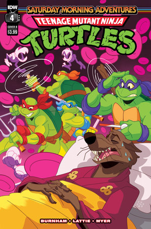  Teenage Mutant Ninja Turtles Saturday Morning Adventures #4 (2023)- CVR (MAIN), CVR 4 VARIANT B (GALLOWAY), CVR 4 VARIANT C (CHI), CVR 1:10 4 VARIANT RI (10)- IDW PUBLISHING- Coinz Comics 