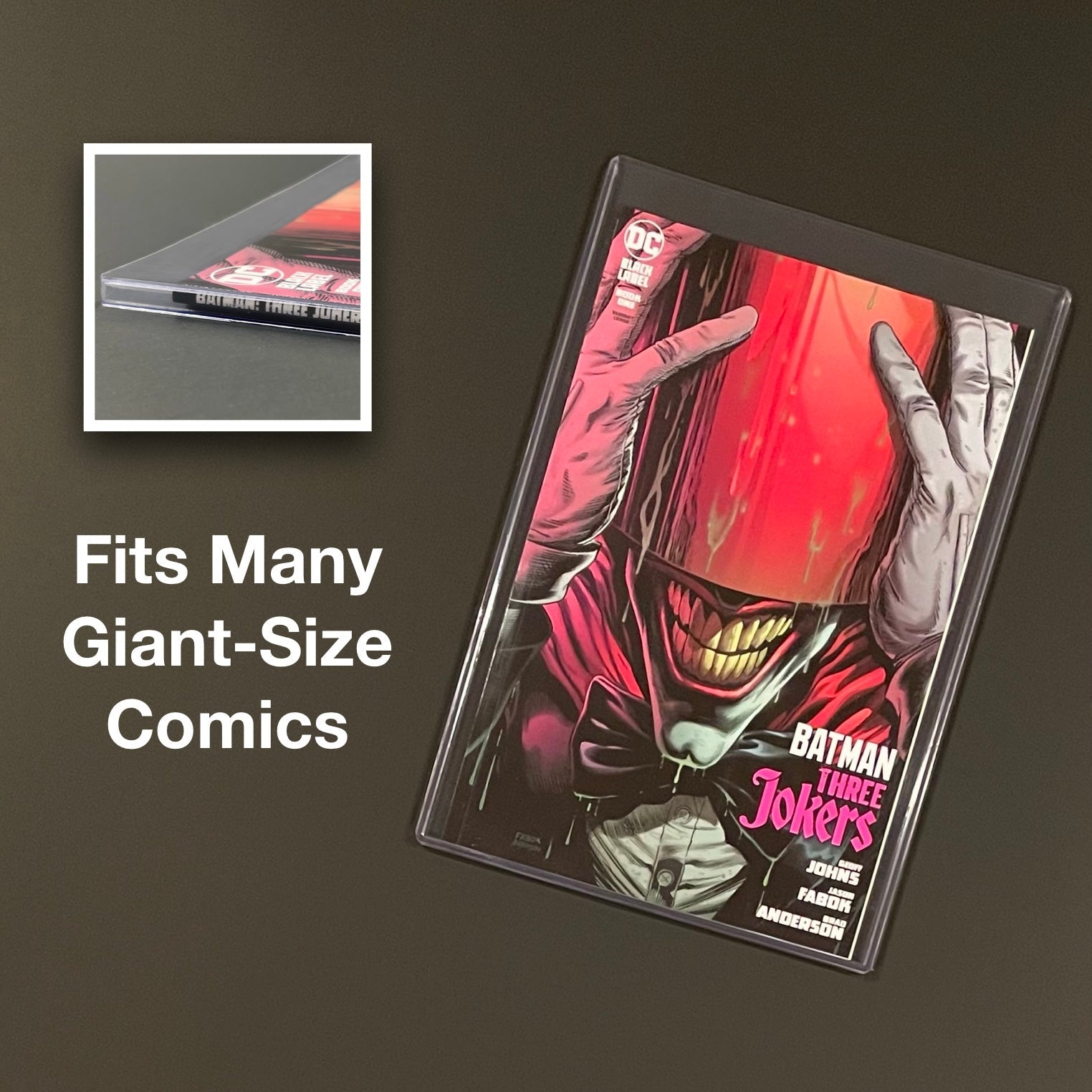 Thick Comic Toploader, 10ct, 7-1/8